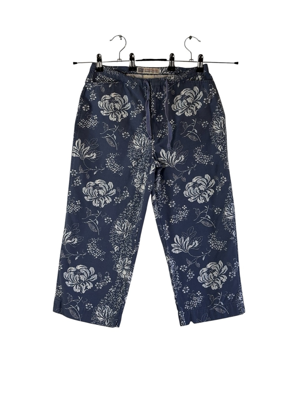 Faded Glory Floral Cotton Crop Pants | Cottagecore Botanical Garden Capris